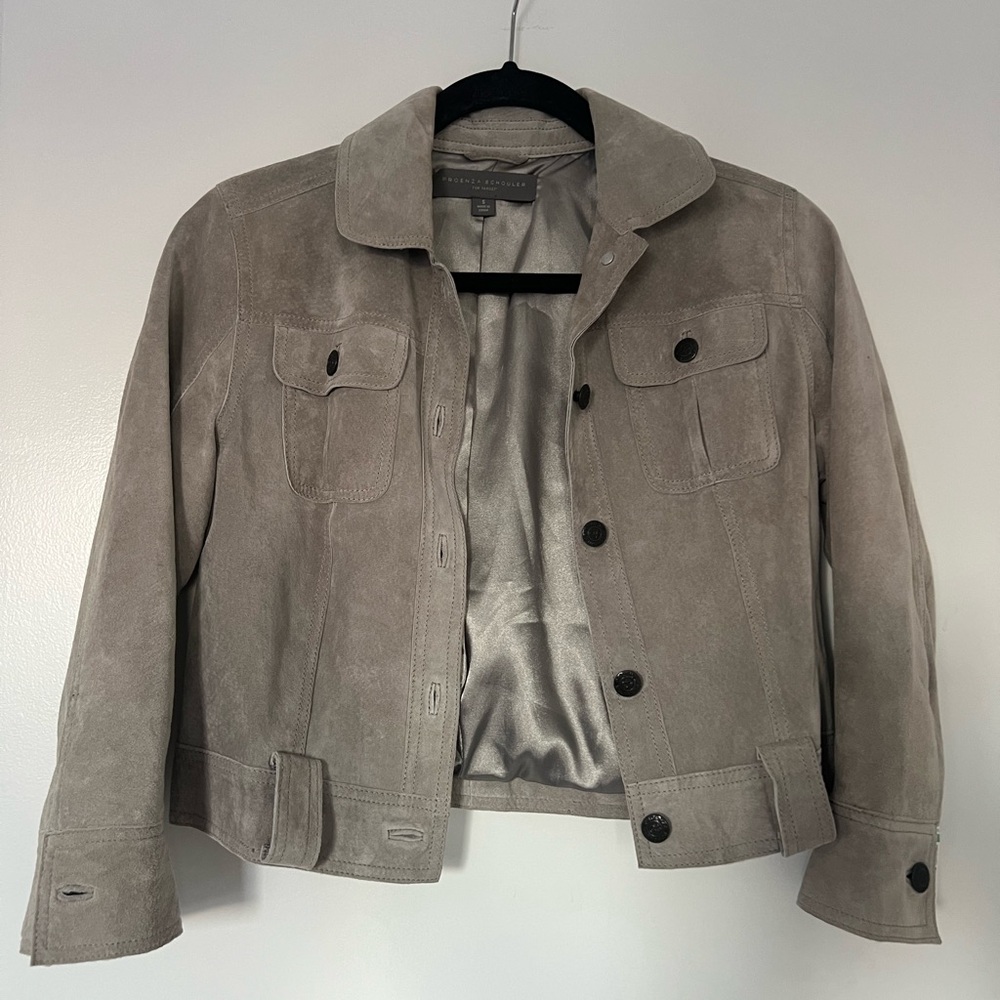 Proenza Schouler for Target Suede Leather Jacket Small